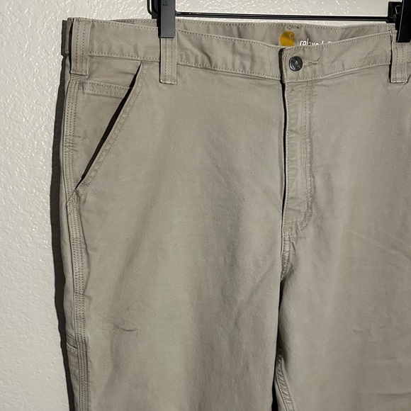 Carhartt Relaxed Fit Straight Leg Utility Pants in Tan - Picture 3 of 8